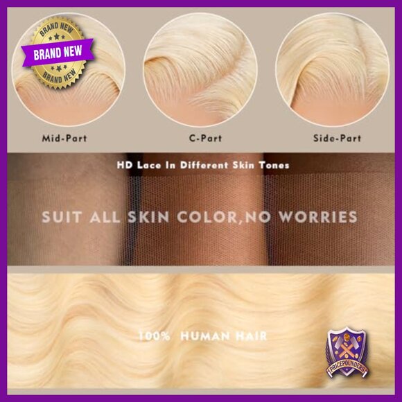 30 Inch Human Hair Lace Front Wig Body Wave 200 Density Pre Plucked main image 5